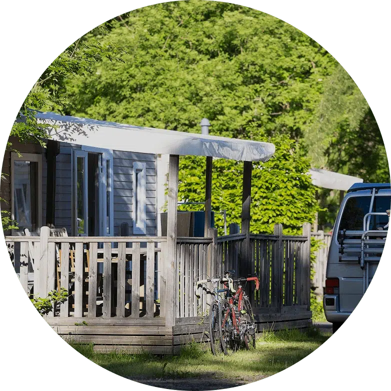 camping avec mobil home a la bourboule