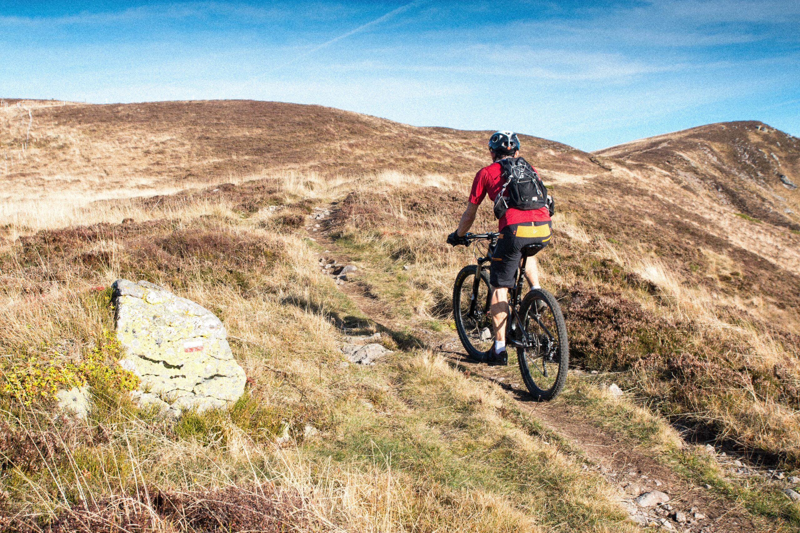 VTT en Auvergne, Cantal