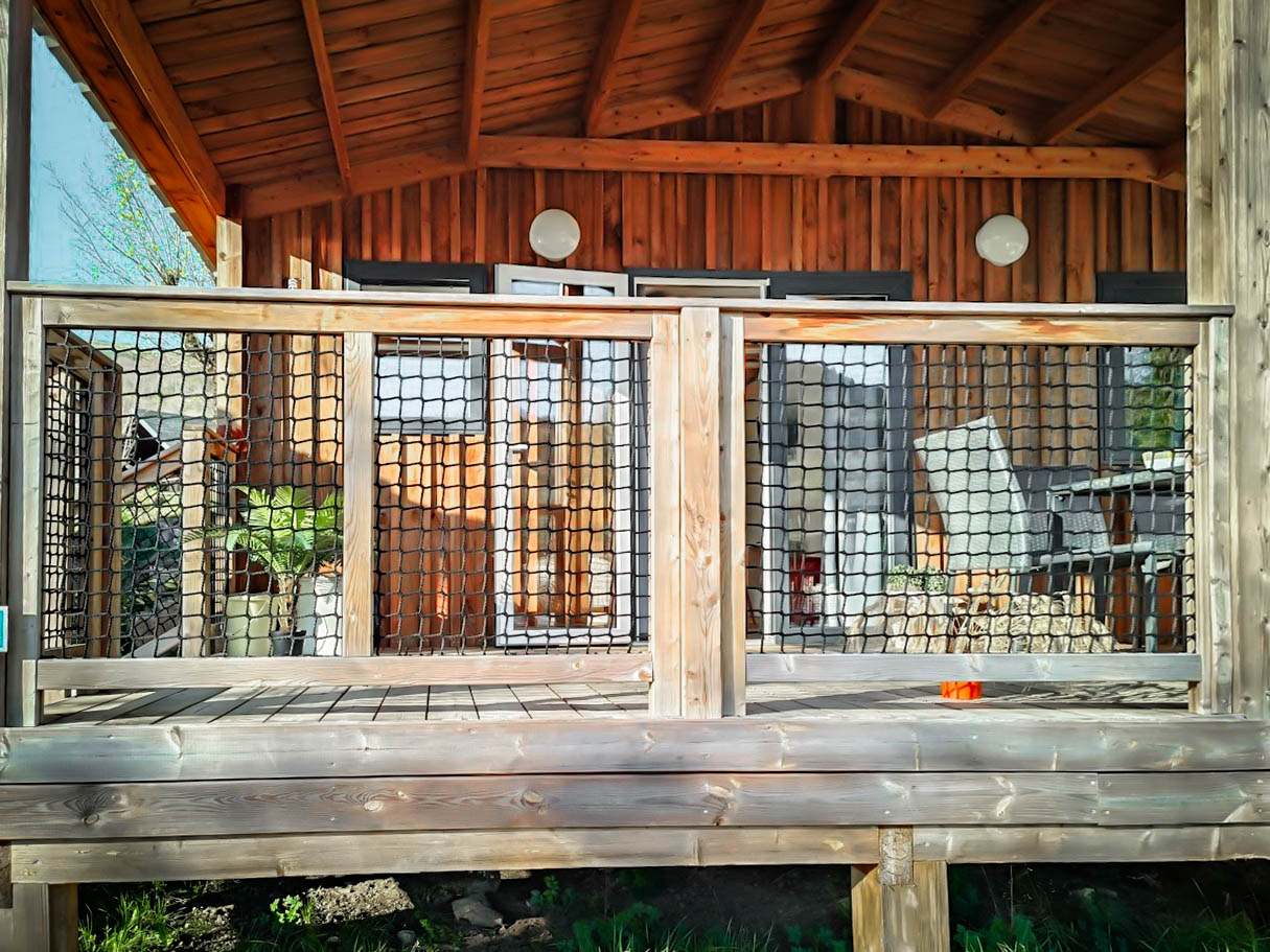 terrasse sans entrée gauche chalet