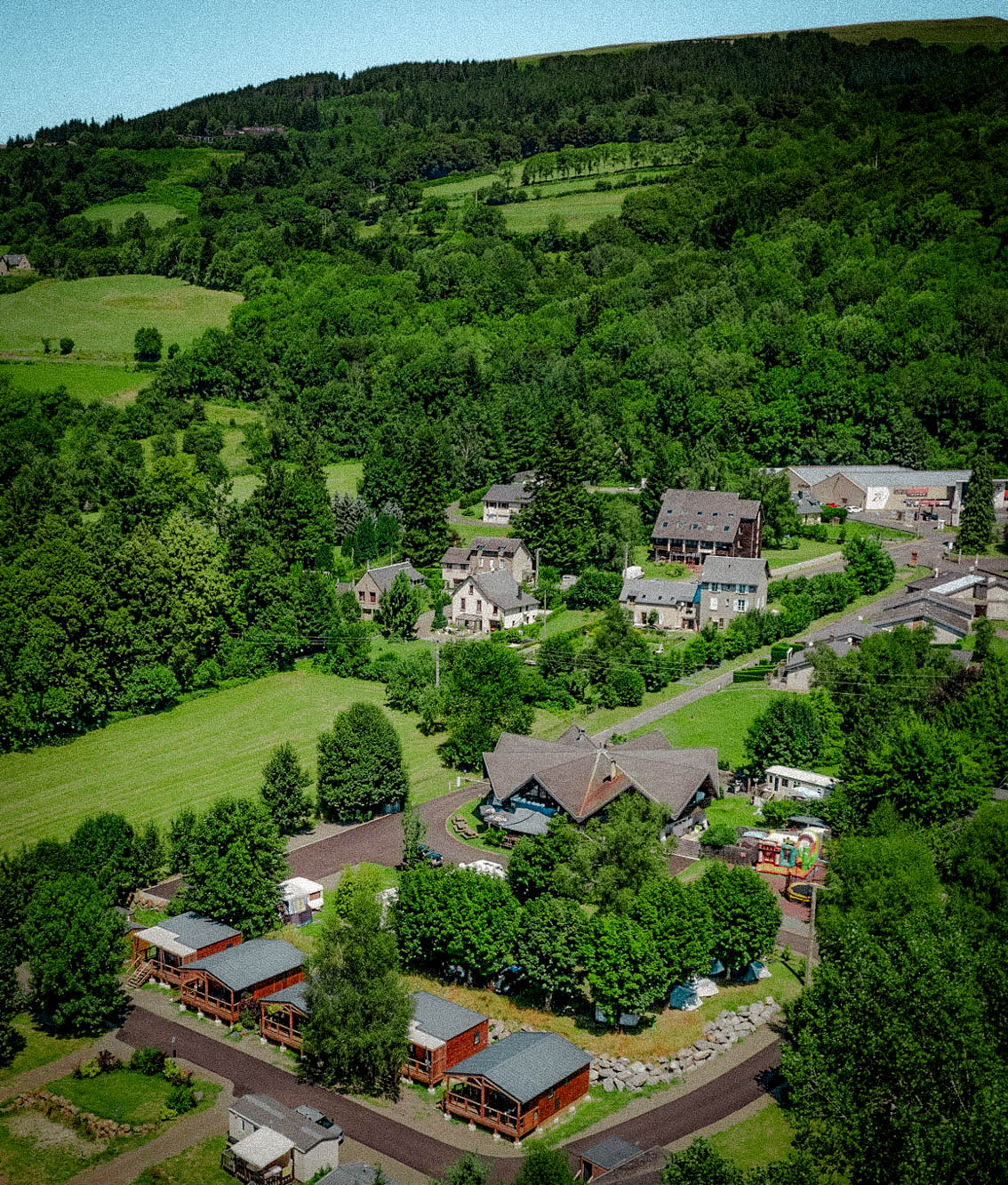 Camping La Marmotte vue du ciel